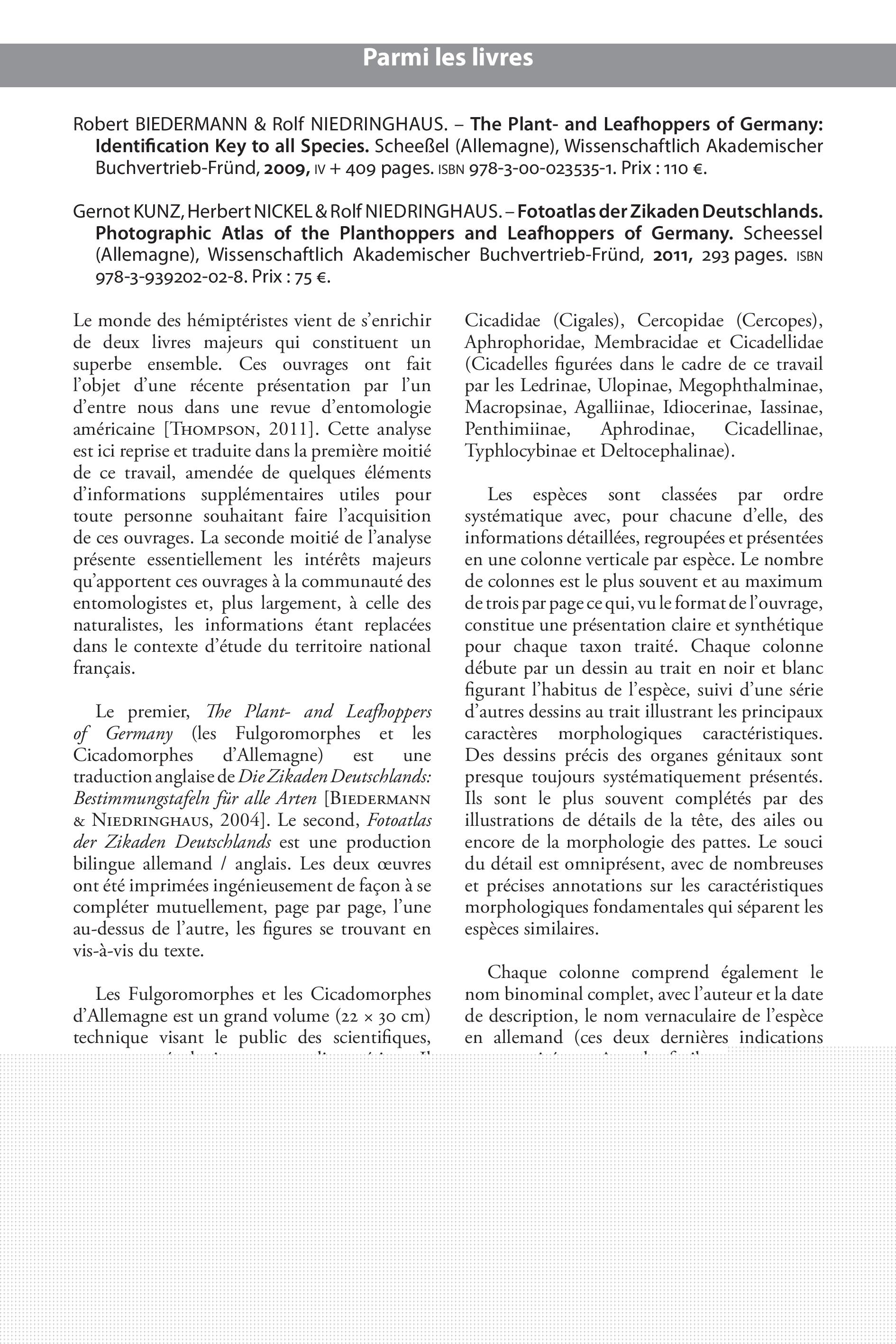 Bookreview Stéphane Puissant and Vinton Thompson 1 